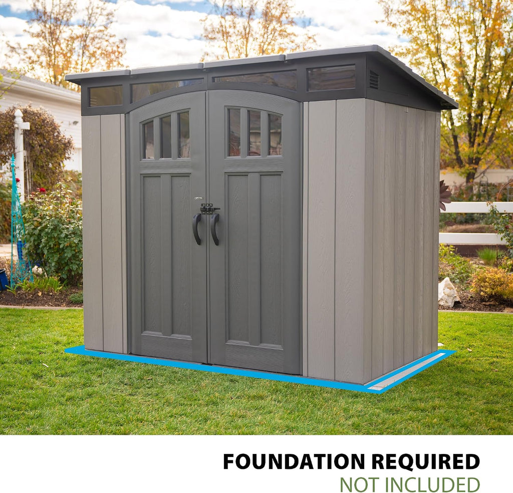 LIFETIME 8 x 5 Ft. Modern Outdoor Storage Shed