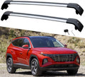 2PCS Crossbar Fits for Hyundai Tucson 2022 2023 2024 2025 SEL SEL Premium Limited Silver with Black Rooftop Cargo Bars Crossbars Luggage Carrier Cross Bar Aluminum