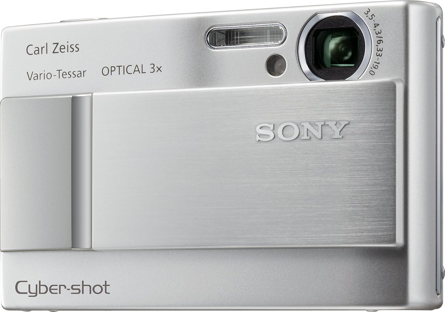 Sony Cybershot DSC-T10 7.2MP Digital Camera with 3x Optical Steady Shot Zoom (Silver)