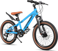 KEANO Huntaway 20 24 Inch Kids Bike for Boys & Girls Ages 7-12 Years Hardtail Mountain Bike for Kids with Aluminum Frame and 7-Speed Drivetrain Children Bicycle