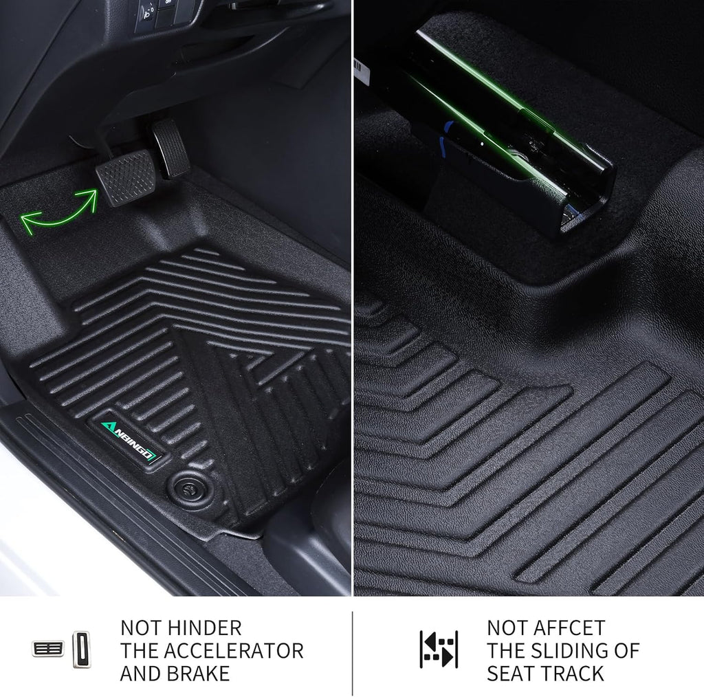 ANBINGO® Floor Mats & Cargo Liner for Honda HRV Hybrid 2023 2024 2025 2026 / HR-V 2023 2024 2025 2026, Custom Fit for LX/Sport/EX-L, All Weather Car Mat - Full Set Accessories, Black