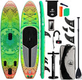 Inflatable Paddle Board for Adult, Paddle Board for All Skill Levels, Wide SUP Board with Primium Accessories Include SUP Carry Bag, Hand Pump, 10L Waterproof Bag