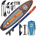 11' Inflatable Stand Up Paddle Board, 34' Extra Wide Stable iSUP for Adults & Youth, with Camera Mount & Premium Accessories, Non-Slip Deck for All Skill Levels