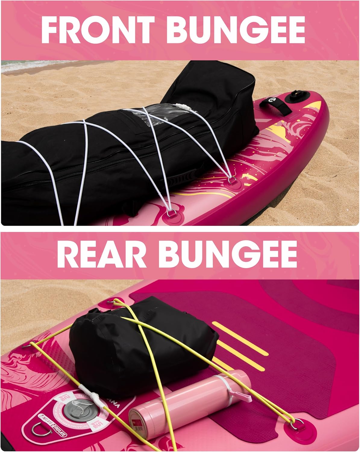 CETANA 11'6×35' Extra Wide Stand Up Paddle Board for Adults & Youth, 400lb Capacity Inflatable Paddle Board, Sup for 2+1 Person with Removable US Fin, 100L Backpack, Floating Paddle, Safety Leash