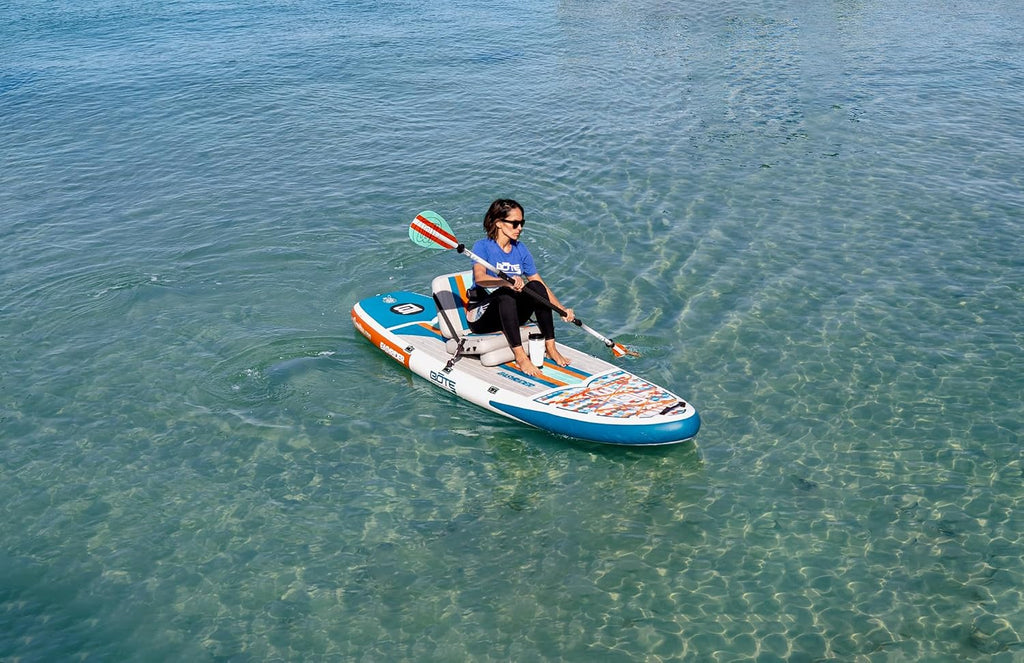 BOTE EasyRider Aero Inflatable Stand Up Paddle Board MAGNEPod Blow Up Hybrid iSUP Convertible Seat Included Adults Kids Family Friendly Multiple Sizes