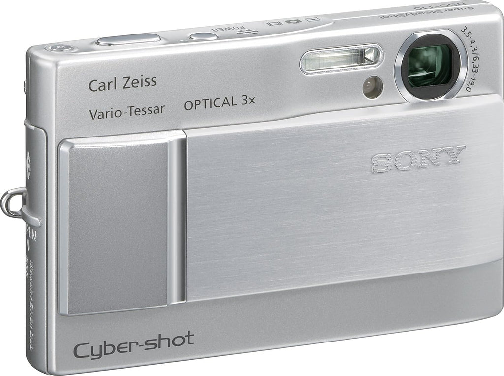 Sony Cybershot DSC-T10 7.2MP Digital Camera with 3x Optical Steady Shot Zoom (Silver)