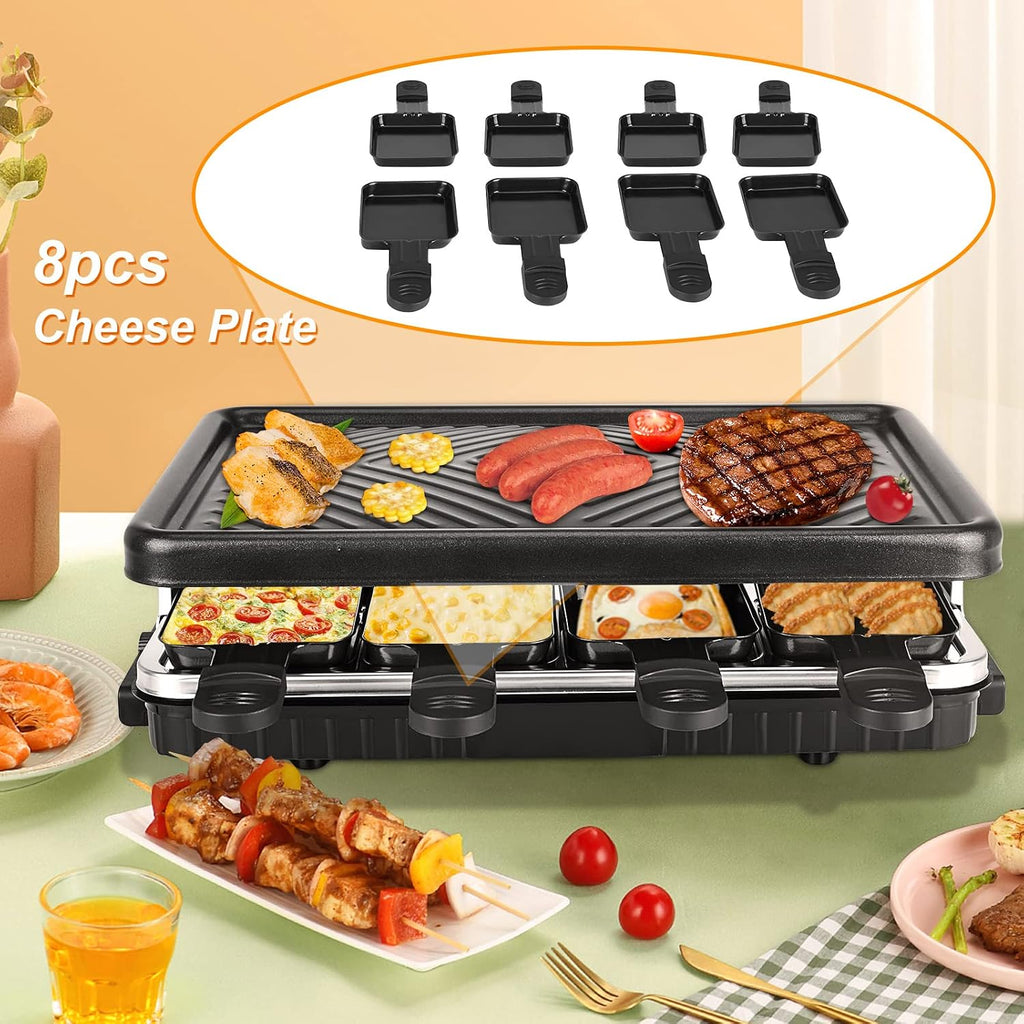 for Korean BBQ,Removable Not-Stick Surface Electric Indoor Grill Griddle,with Indicator Light Temperature Control Electric Griddle-Black 38x23x13cm(15x9x5inch)