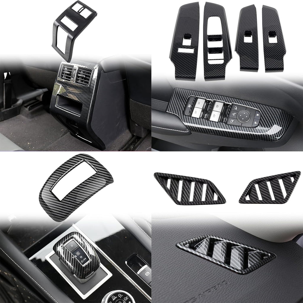 CTH for Mitsubishi Outlander 2022-2026 Car Accessories Interior Decorative Panel Cover Trims 18pcs (Not fit for SEL, GT, PHEV, Only fit for Left Hand Drive)