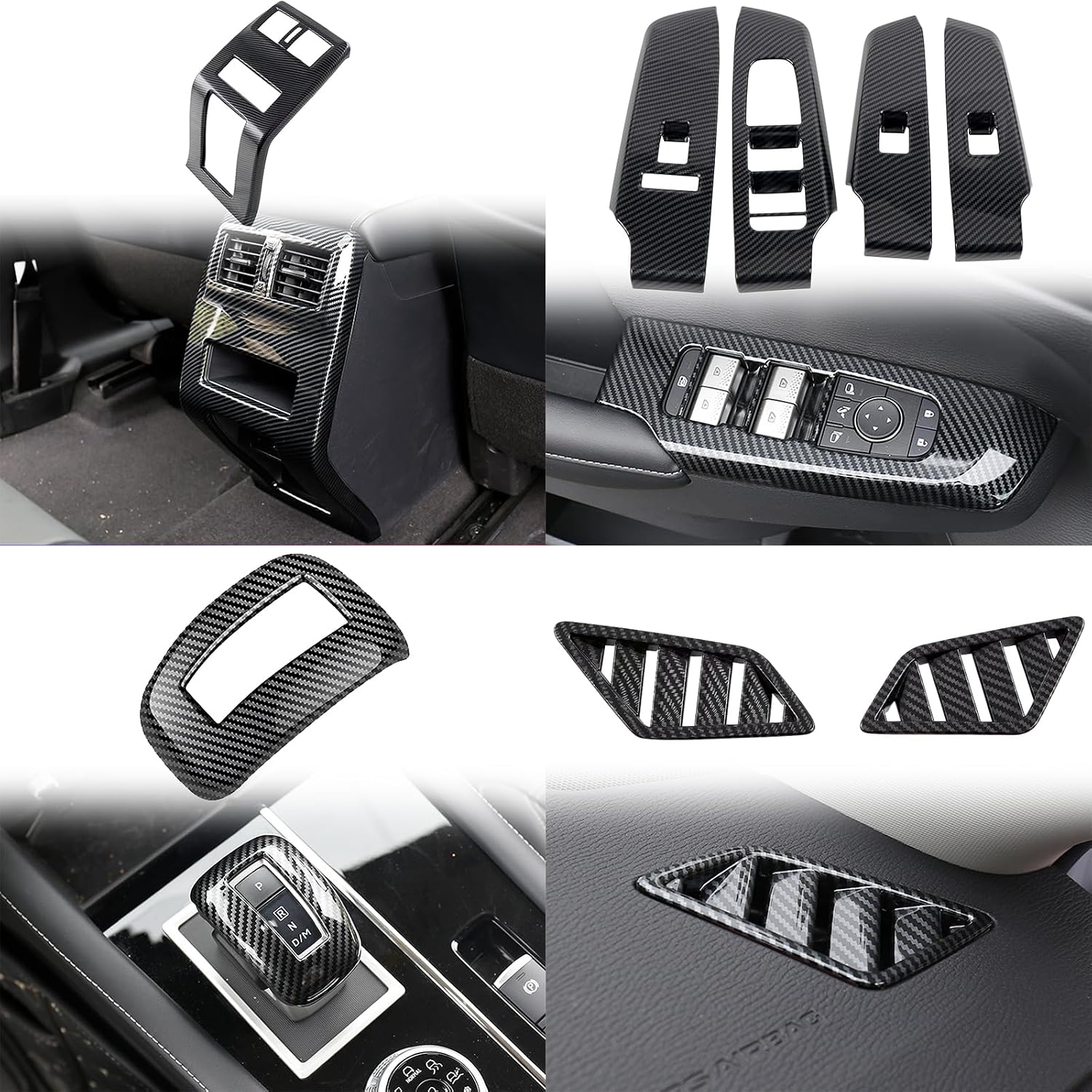 CTH for Mitsubishi Outlander 2022-2026 Car Accessories Interior Decorative Panel Cover Trims 18pcs (Not fit for SEL, GT, PHEV, Only fit for Left Hand Drive)