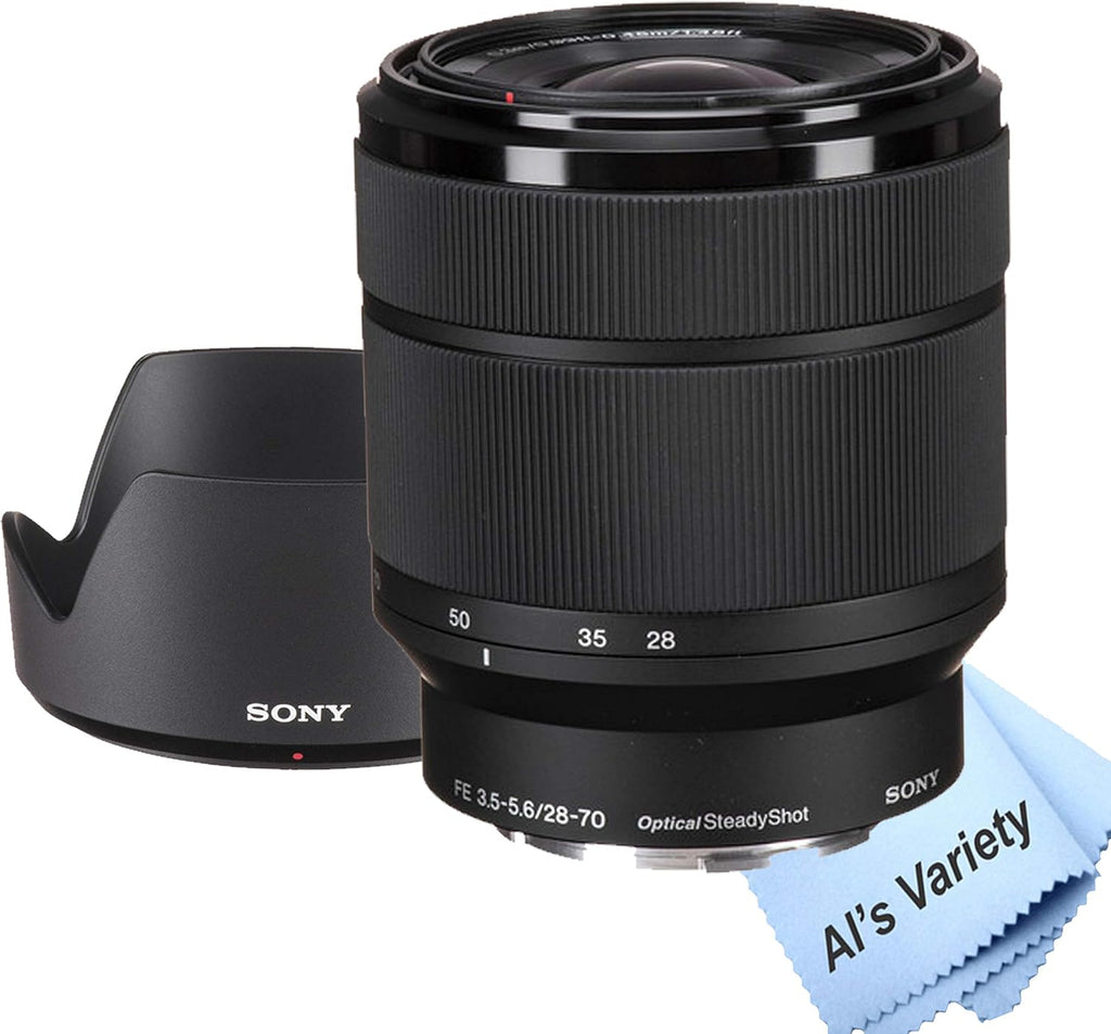 Sony A7 III Mirrorless Camera with 28-70mm + 128GB Extreme Speed Card, U-Grip, Microphone, LED Video Light, Spare Battery, Filter Kit, More (Extreme Pro-Bundle), Black (Renewed)
