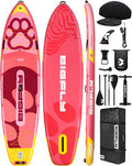 Bigfly 11'6×35' Super Wide Inflatable Stand Up Paddle Board, Ultra Stable Wide SUP for 2+1 People/Family/Big Size, 100L Backpack, All-Round Sup Board, US Big Fin