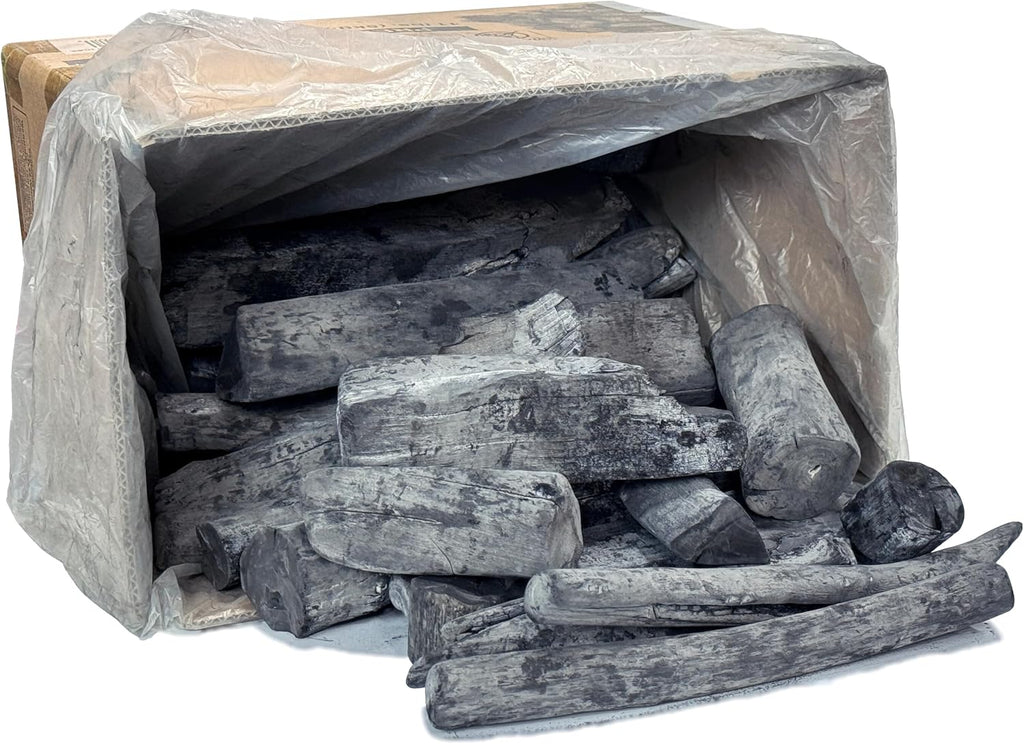 The Bincho Grill Binchotan Charcoal 22 lbs – Premium Japanese Grill Style Hardwood, 95% Carbon, Smokeless High-Heat, Long Burn for Yakitori, Reusable