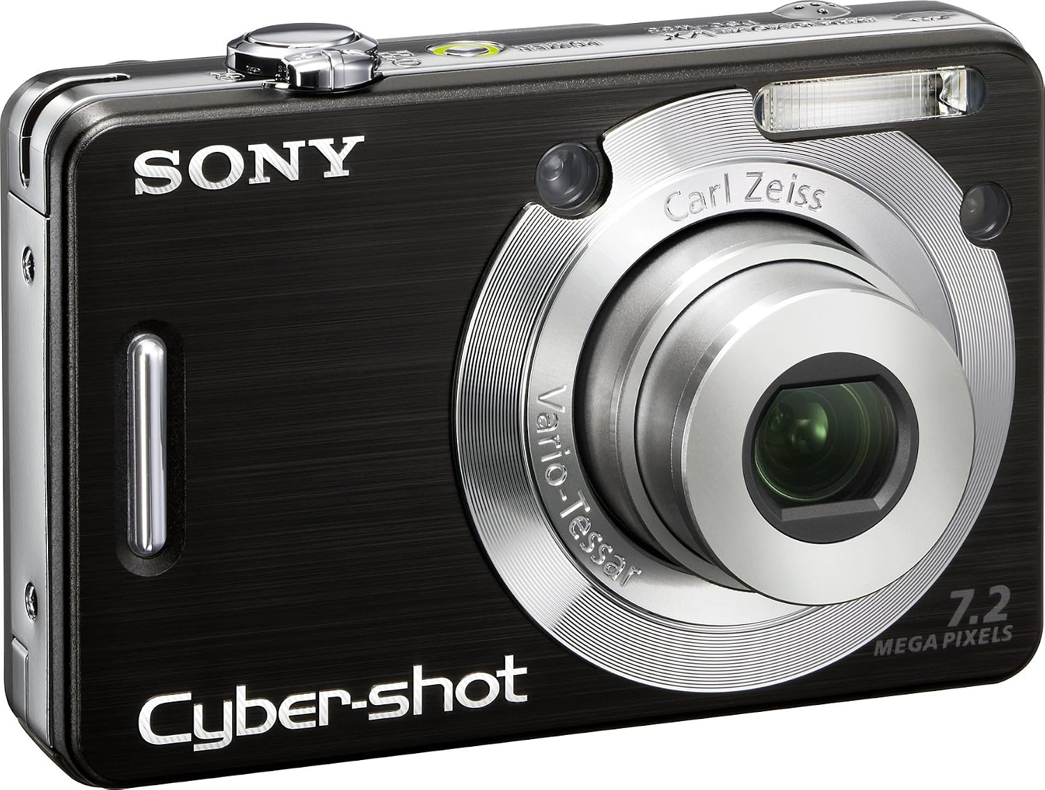 Sony Cybershot DSCW55 7.2MP Digital Camera with 3x Optical Zoom (Black) (OLD MODEL)