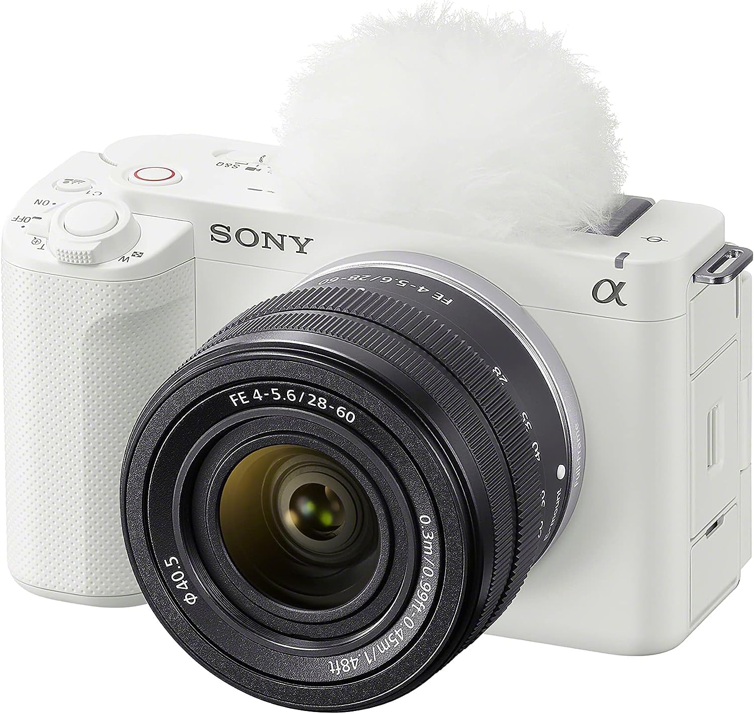 Sony Alpha ZV-E1 Full-Frame Interchangeable Lens Mirrorless Vlog Camera with 28-60mm Lens - White Body