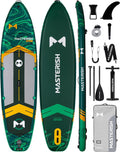 Extra Wide Inflatable Paddle Board 11'6 x 35'' x 6'', 450 LB High Weight Capacity SUP, Wide Stable Stand Up Paddle Board for Heavy People, Family & 2/3 Person, XL All-Around Paddleboard