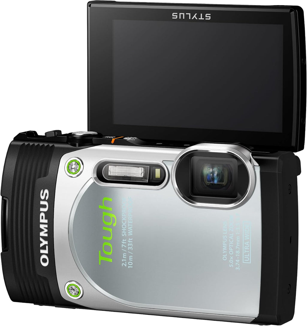 Olympus Stylus TG-850 IHS 16 MP Digital Camera (Black/Silver)