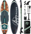 11'6'x35' Inflatable Paddle Board, 450lbs Extra Wide Stand Up Paddleboard for Adults with Premium SUP Accessories Kit & Backpack, Blow Up Kayak Non-Slip Stable Deck Boat for Yoga Fishing Surf