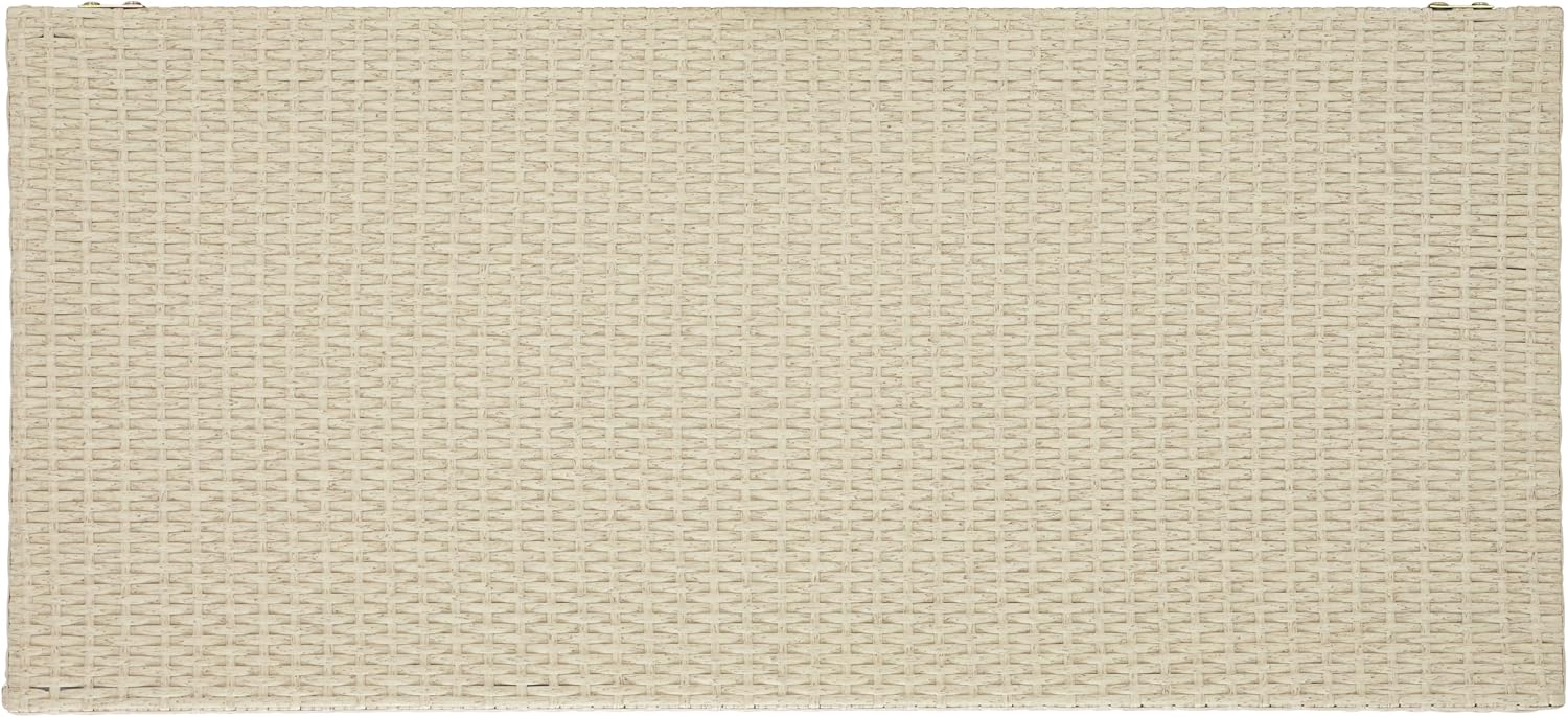 SAFAVIEH Outdoor Collection Oliveira Beige/White Cushion Box