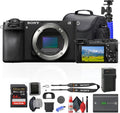 Sony a6700 Mirrorless Digital Camera Body Only (ILCE-6700), 64GB Card, Card Reader, Case, Tripod, Hand Strap, Memory Card Wallet and More (Renewed)