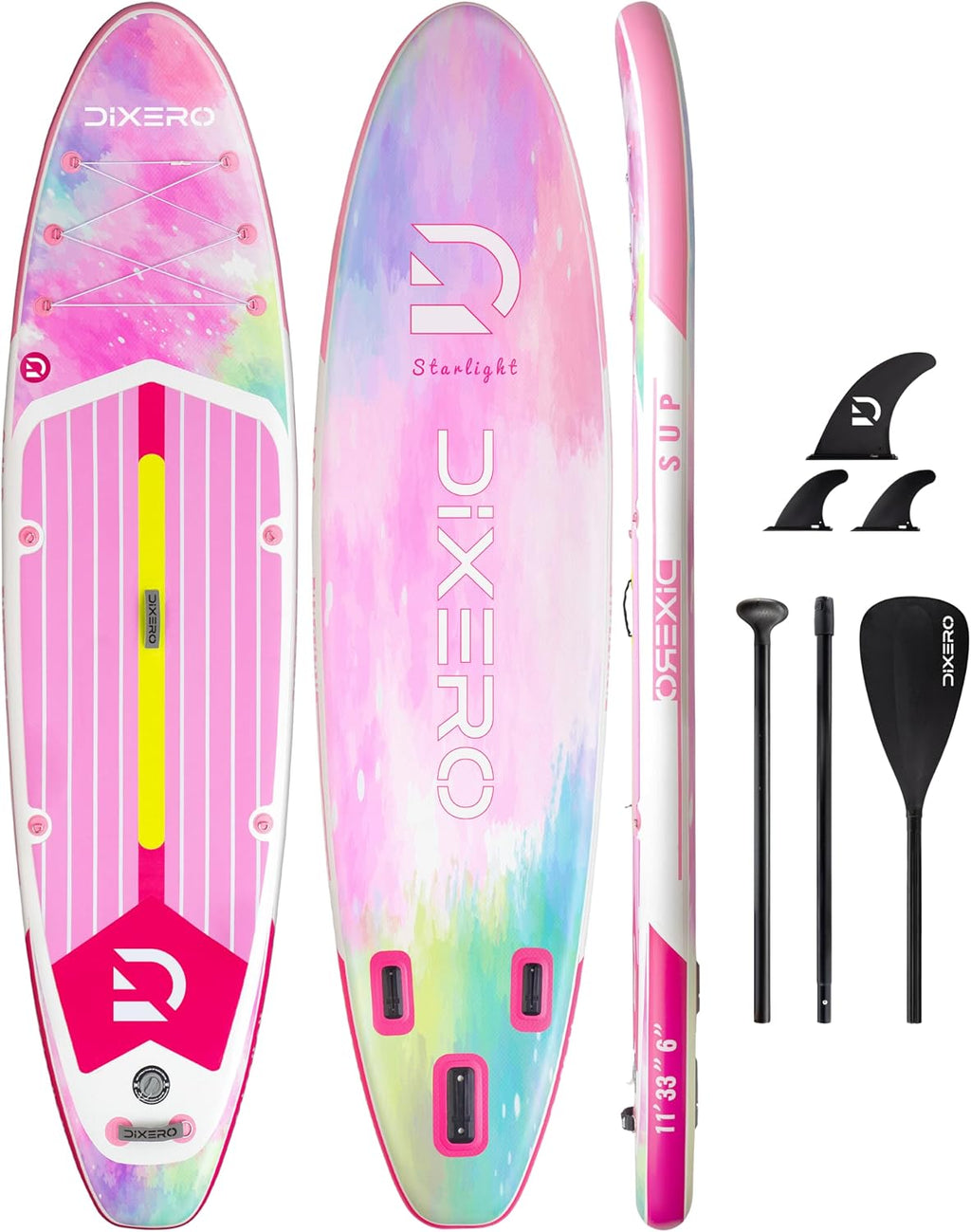 Inflatable Stand Up Paddle Board with SUP Accessories, 11'*33' Inflatable Paddle Boards for Adults & Youth of All Skill Levels