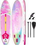 Inflatable Stand Up Paddle Board with SUP Accessories, 11'*33' Inflatable Paddle Boards for Adults & Youth of All Skill Levels
