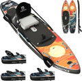 iTAOSTAR Novelty 11'6' x 35' Inflatable Stand Up Paddle Board with Seat- Stable SUP Board for Adults - Portable Paddleboard for Yoga, Surfing, Fishing - Includes Full Accessories Kit