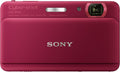 Sony Cyber-shot DSC-TX55 16.2 MP Slim Digital Camera with 5x Optical Zoom and 3.3-Inch OLED touch screen (Red)