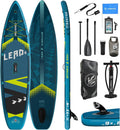 iTAOSTAR Lead 12' × 35' / 11' × 33' Stand Up Paddle Board Inflatable, Extar Wide SUP Board with 5 Fins Stable Design for Adults, Youth, All Skill Levels, Lakes, Oceans