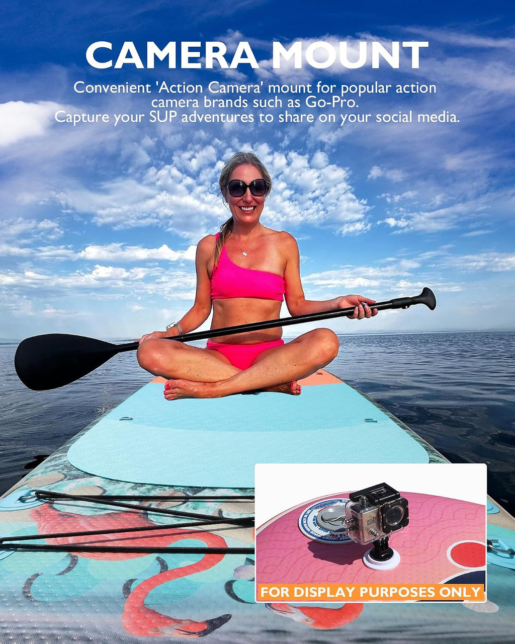 Mistral Inflatable Stand Up Paddle Board with SUP Accessories, 10'6''x33''x6'' All-Round SUP for Family, Touring, Kayaking, Yoga, Pets, Fishing, Wide Stable Design and Lightweight ISUP