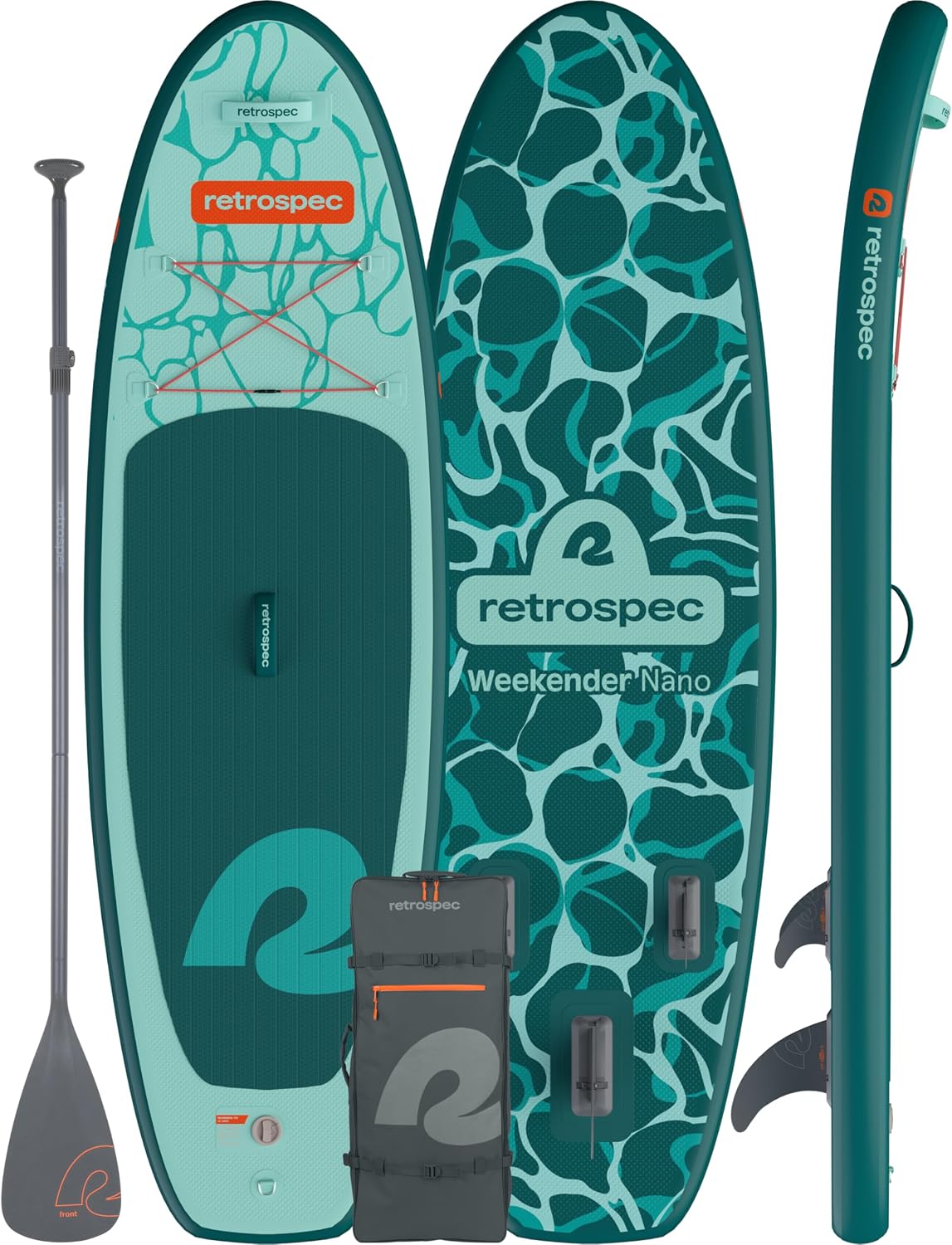 Retrospec Weekender-Nano 8ft. Inflatable Stand Up Paddleboard