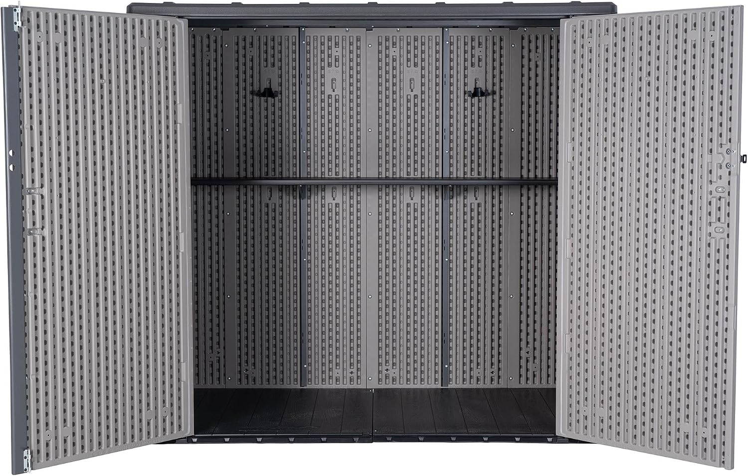 Lifetime Outdoor Utility Storage Shed with Double Wall Steel-Reinforced Construction, 6.3 x 3.6 FT