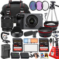 Sony FX30 Digital Cinema Camera with Sony FE 28-70mm f/3.5-5.6 OSS Lens + 128 GB Memory + Microphone + LED Light + More (34pc Bundle) (Renewed)
