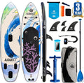 Inflatable Paddle Board for Adult, Paddle Board for All Skill Levels, Wide SUP Board with Primium Accessories Include SUP Carry Bag, Hand Pump, 10L Waterproof Bag