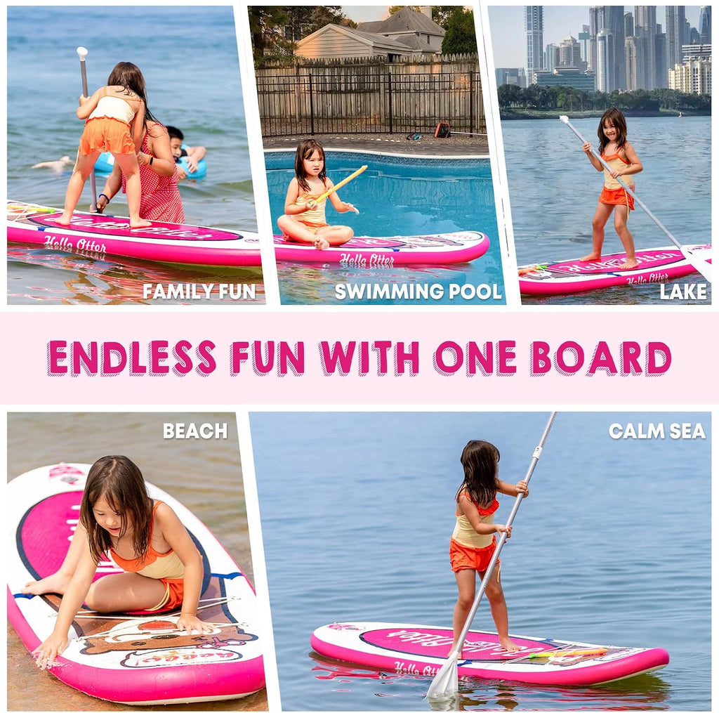 Tuxedo Sailor 10'6'/11' Inflatable Stand Up Paddle Board with SUP Accessories, Anti-Slip EVA Deck and Large Fin, Paddle Boards for Adults & Youth of All Skill Levels