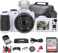 Kodak Pixpro AZ255 Digital Camera (AZ255WH) Bundle Including: 64 GB Memory Card, Rechargeable Batteries, Case, Neck Strap, Lens Caps, Full Cleaning Kit, Card Reader, Card Wallet, USB Cable, Cap Keeper