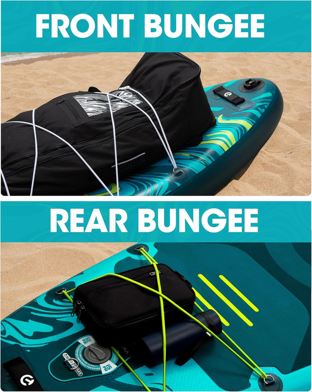 CETANA 11'6×35' Extra Wide Stand Up Paddle Board for Adults & Youth, 400lb Capacity Inflatable Paddle Board, Sup for 2+1 Person with Removable US Fin, 100L Backpack, Floating Paddle, Safety Leash