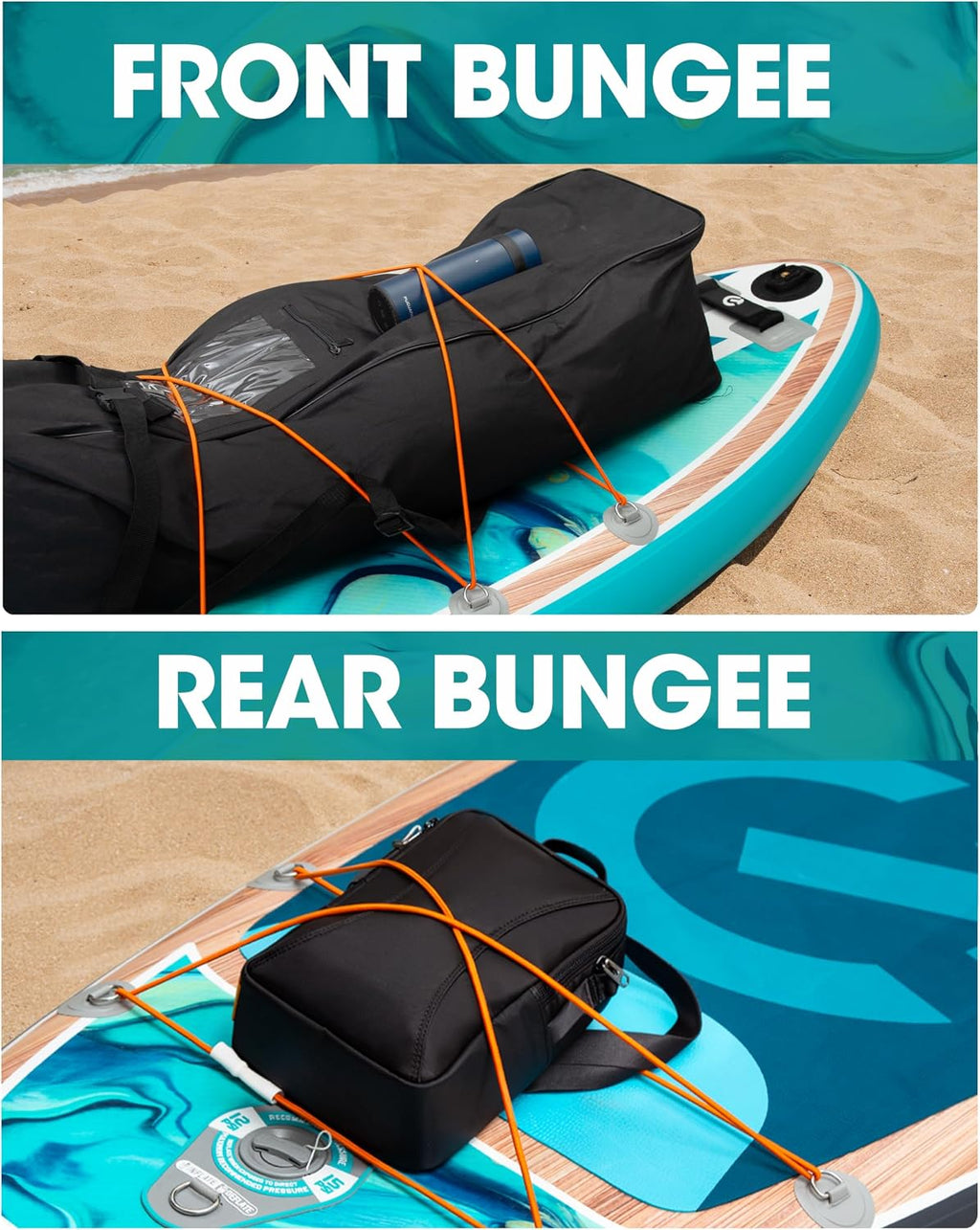 CETANA 11'6×35' Extra Wide Stand Up Paddle Board for Adults & Youth, 400lb Capacity Inflatable Paddle Board, Sup for 2+1 Person with Removable US Fin, 100L Backpack, Floating Paddle, Safety Leash