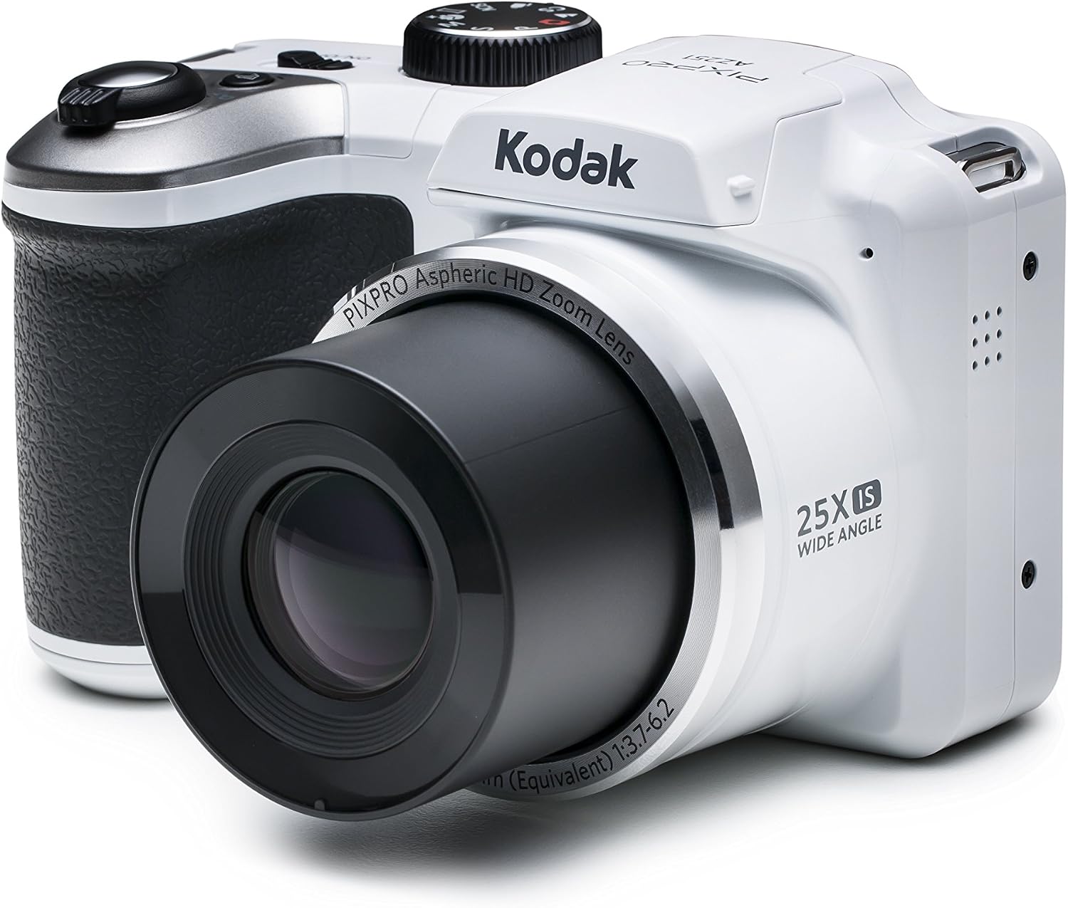 Kodak PIXPRO Astro Zoom AZ251-WH 16MP Digital Camera with 25X Optical Zoom and 3' LCD Screen (White)