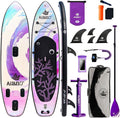 Inflatable Paddle Board for Adult, Paddle Board for All Skill Levels, Wide SUP Board with Primium Accessories Include SUP Carry Bag, Hand Pump, 10L Waterproof Bag