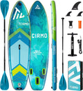 Inflatable Stand Up Paddle Board for Adults with Seam Welded Technology, 10'6''x33''x6'', Durable SUP with Dual-Blade Paddle and Complete Accessories, 390 lbs Capacity, Beginner-Friendly