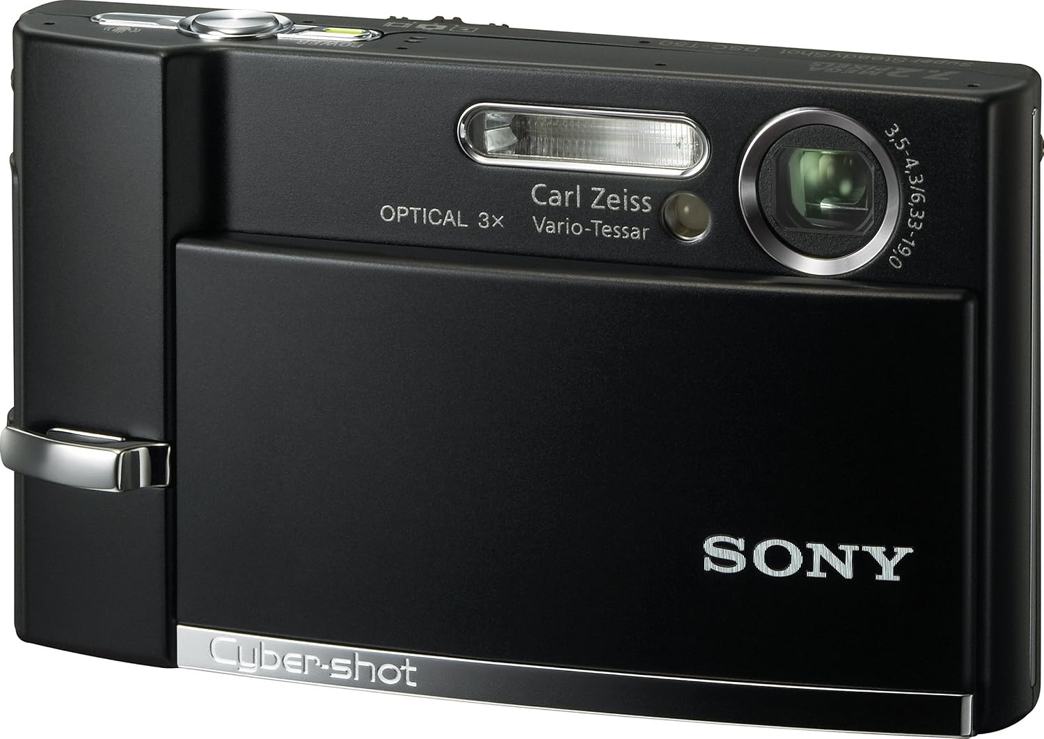 Sony Cybershot DSC-T50 7.2MP Digital Camera with 3x Optical Zoom (Black)