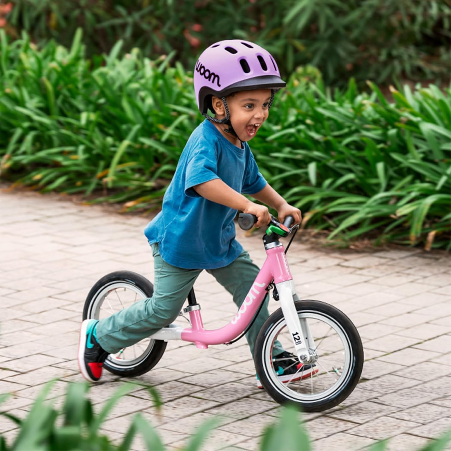 woom GO 1 & GO 1 Plus Balance Bike for Toddlers & Kids 18 Month to 4.5 Years Old, 12-Inch & 14-Inch Lightweight Bicycles for Boys & Girls