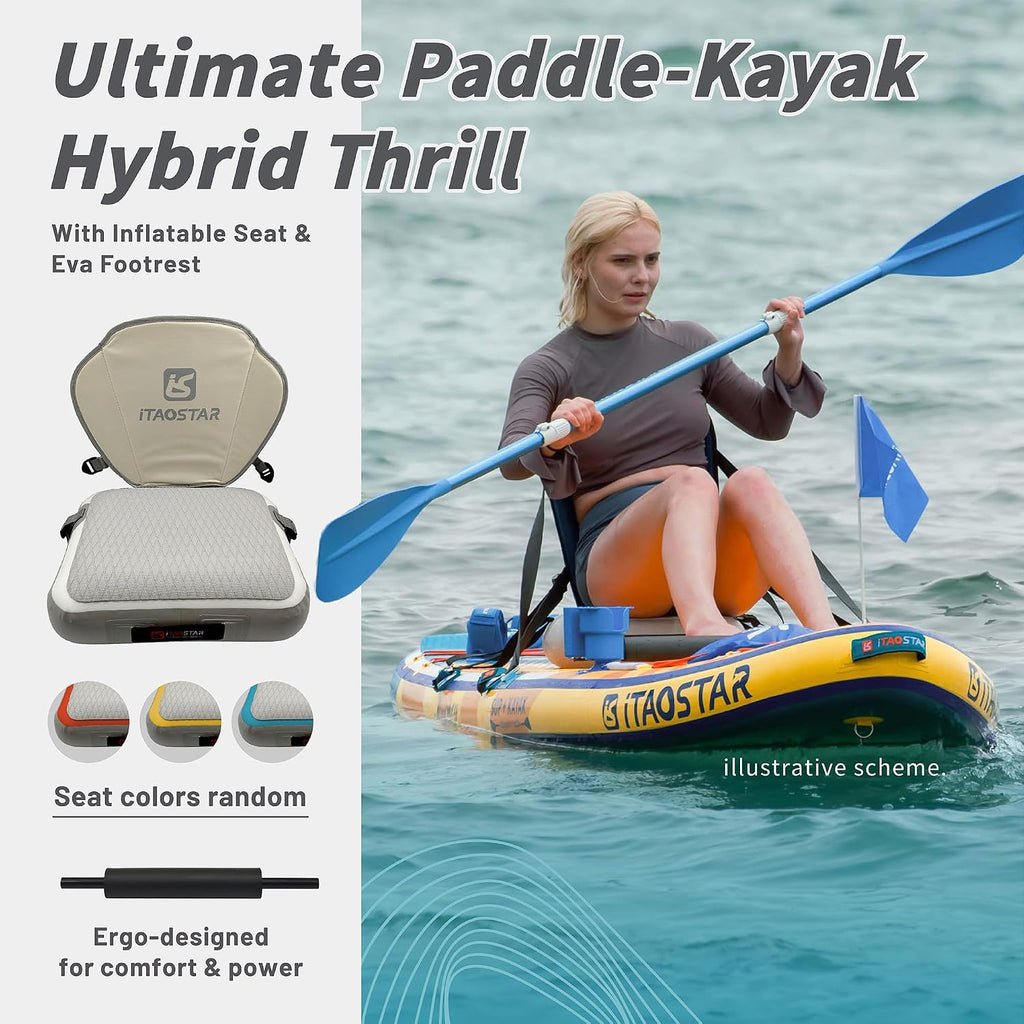 iTAOSTAR Journey 11'6' / 11'×34' / 11'×35' Extra Wide Paddle Board, One-Stop Premium SUP Board Accessories, Tailored Fins, Stable Inflatable Stand Up Paddle Boards for Youth/Adults of All Skill Levels