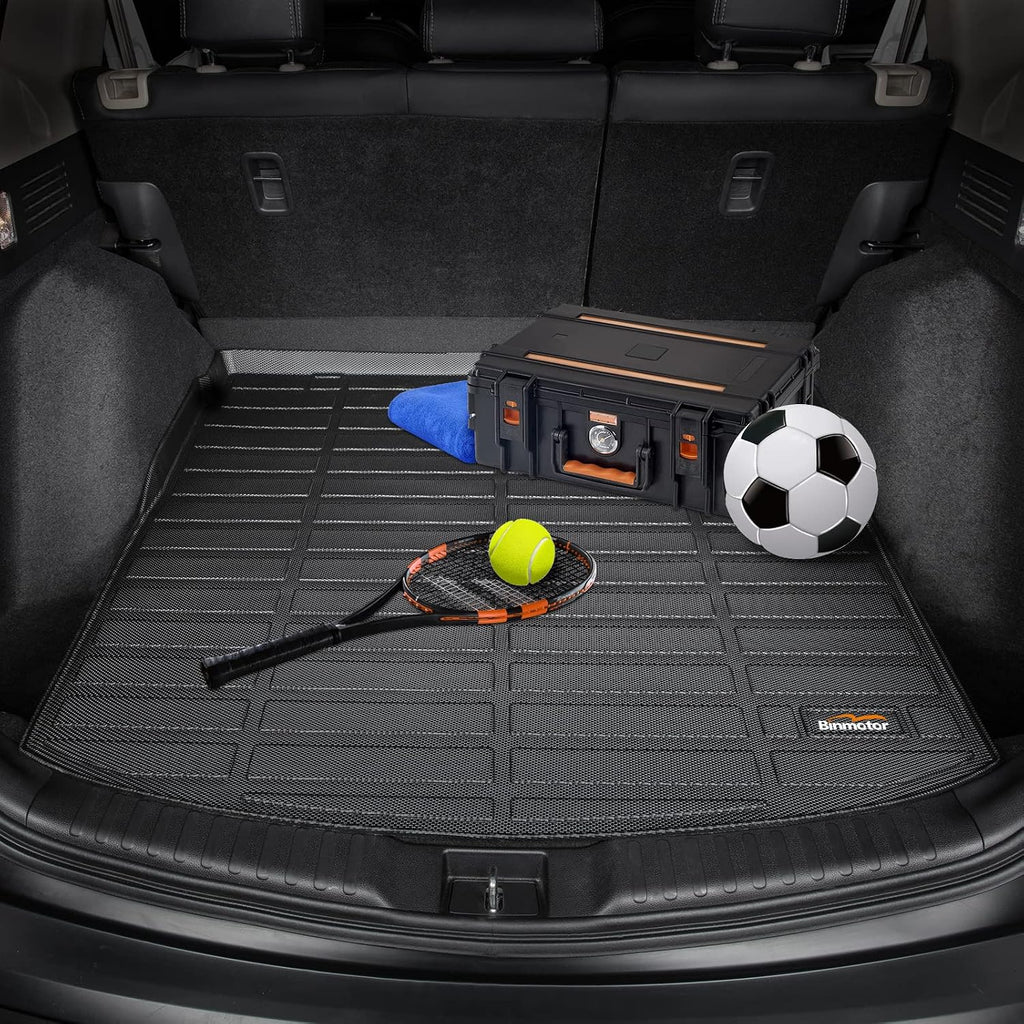 Binmotor-Floor Mats Custom Fit for Toyota Prius 2016-2022 (Not for Prius c/v/Prime) All Weather Protection TPE Heavy Duty Non-Slip Automotive Floor Liners Set Prius Accessories