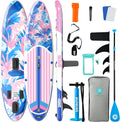 Niphean Inflatable Stand Up Paddle Board with SUP Accessories, Anti-Slip EVA Deck, 10'6'' Inflatable Paddle Boards for Adults & Youth of All Skill Levels