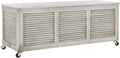 Safavieh PAT7038B Outdoor Collection Elina Grey Wash 47.2' Cushion Deck Box