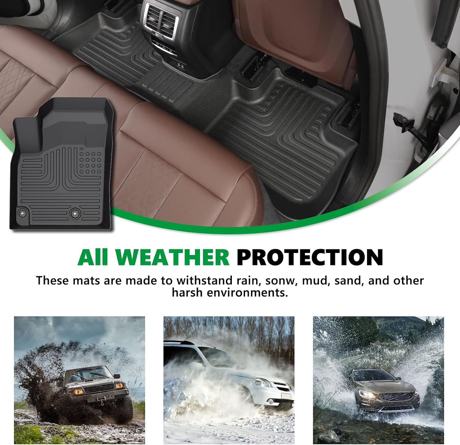 for Chevy Trax 2014-2023 / Buick Encore 2013-2023(Not GX) Floor Mats,Car Mats for Chevrolet Trax/Buick Encore All Weather Floor Mats Cargo Liner Accessories