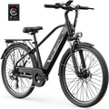 Jasion Roamer/ST/Pro Electric Bike for Adults, 26' Commuter Ebike 1200W 528WH Removable Battery, 28MPH 40-62miles,Electric Bicycles for Women/Man,UL2849 Certified