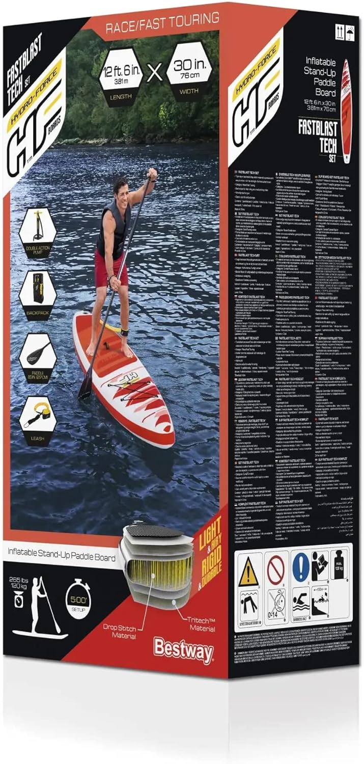Bestway Inflatable Stand-Up Paddle Board & Kayak Set, Multi