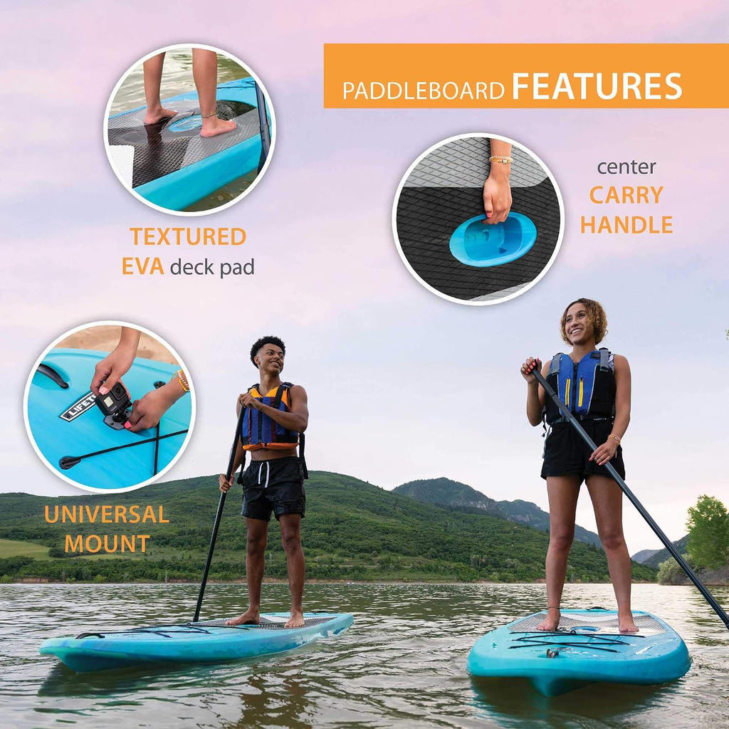 LIFETIME 91014 Horizon 100 Stand-Up Paddleboard, 2 Pack, Paddles Included, 10 feet